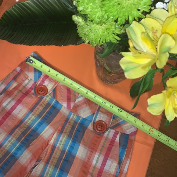 Rue 21 plaid Bermuda shorts Sz 0-1 - Picture 5 of 9